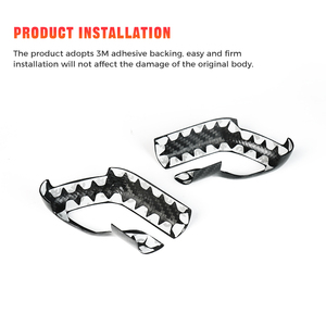 Cadre de bouton de vitesse sec en Fiber de carbone 2021-2024 pour ELANTRA <span class=keywords><strong>N</strong></span> CN7 I3ON <span class=keywords><strong>KONA</strong></span> <span class=keywords><strong>N</strong></span> <span class=keywords><strong>LINE</strong></span> accessoires de voiture décoration intérieur fabriqué - Product Image 4