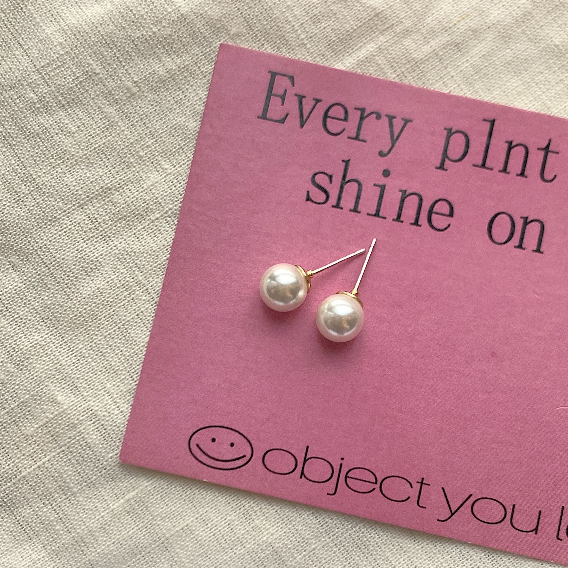 Swarovski Crystal Pearl Stud Earrings 925 Silver (8MM)