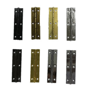 Charnière de boîte à bijoux Guan Yan Wujin 60x17mm en fer, charnière piano pour boîte cadeau, rangement, usage domestique - Product Image 1
