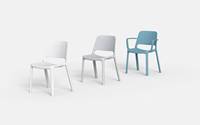 Chaise de loisir simple de style nordique, chaise en plastique empilable, dossier épaissi, chaise de bureau