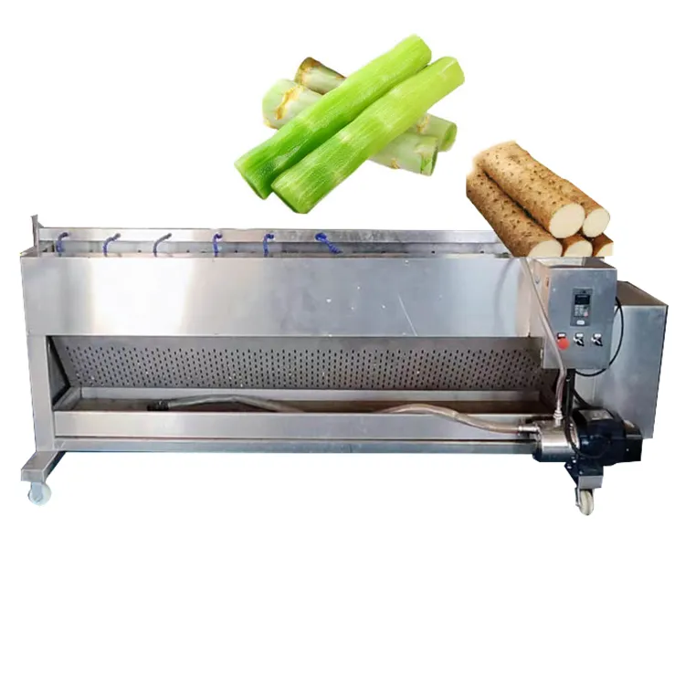 Macchina automatica per la rimozione della buccia di carota degli asparagi,