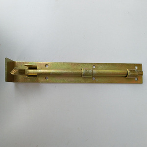 Heavy-Duty Wrought Iron Gate Horizontal Bolts Thickened Iron <b>Door</b> Latches <b>Hangers</b> and Noses Welded <b>Door</b> Locks - Product Image 1