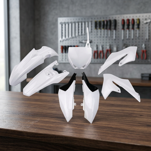 2019-2025 Yamaha YZ 65 bianco Kit di plastica per moto accessori - Product Image 3