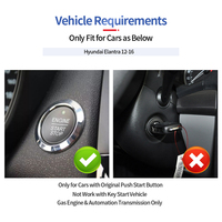 Kit de démarrage Plug And Play à distance, pour véhicule Hyundai Elantra 2012 — 2016, bouton-poussoir, démarreur essence uniquement
