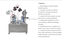 Machine de remplissage de scellage de capsules de café Nespresso instantanée de type rotatif à petite échelle