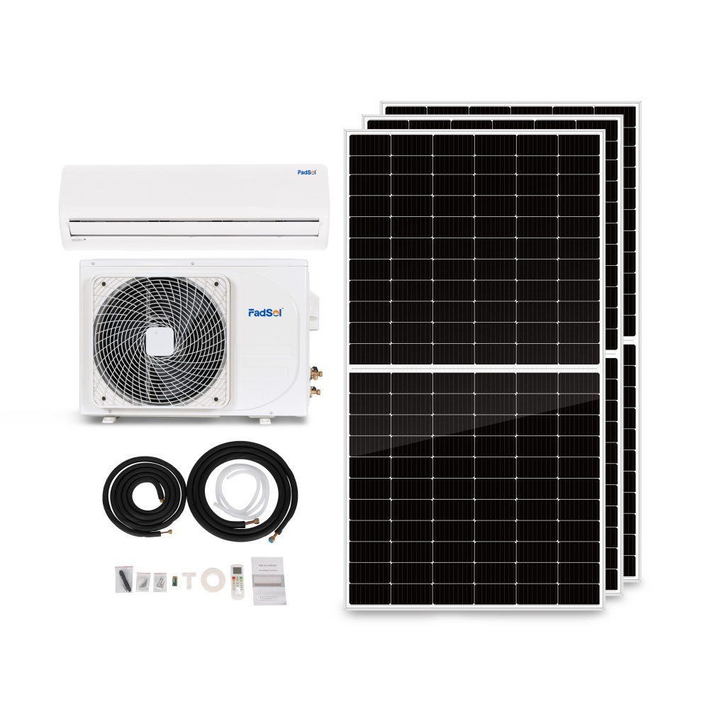 12000 BTU <strong>1</strong>.5HP <strong>1</strong> <strong>TON</strong> Solar <strong>Ac</strong> Dc Air Conditioner Solar Powered Air Conditioner on Grid Manufacture Price