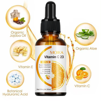 Sérum de soin de la peau MOIKA, marque privée, anti-âge, hydratant, éclaircissant, illuminateur du visage, sérum à la vitamine C
