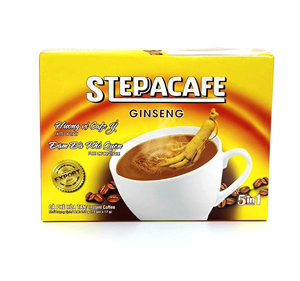 Vente en gros de Steppacafe café instantané ginseng 5in1 poudre d'exportation du Vietnam avec des saveurs de crème amère et douce emballage de boîte - Product Image 4