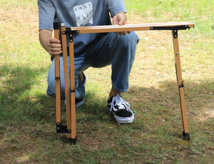 Fold up Lightweight - Aluminum Roll up Portable Folding Camp Picnic <strong>Table</strong>,4 Ft <strong>Small</strong> Collapsible/Folding <strong>Camping</strong> <strong>Table</strong> - Product Image 6