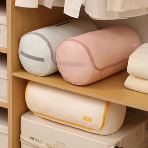 Bolsa para edredones de gran capacidad, almacenamiento comprimible para edredones, ropa, uso en dormitorio, tela de poliéster, forma rectangular - Product Image 3