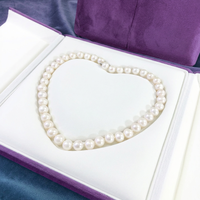 Boîte à bijoux rectangulaire de luxe en velours, anti-poussière, à double ouverture, personnalisée en gros, pour l'emballage de bijoux (perles, chaînes cubaines)