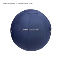 Pelota de Juego Resistente de 45 cm para Perros Mordedores Agresivos, Juguete Inflable Interactivo a Prueba de Agua para Perros, para Exteriores