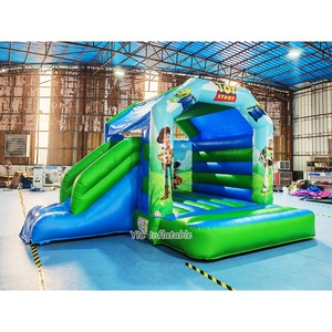<span class=keywords><strong>Château</strong></span> gonflable commercial à thème Pat Patrouille avec toboggan intégré pour location événementielle - Product Image 2