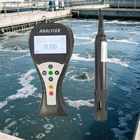 Analizador de Oxígeno Disuelto Portátil de Alta Precisión (0.01mg/L) con Cable de 3 Metros para Tratamiento de Aguas Residuales