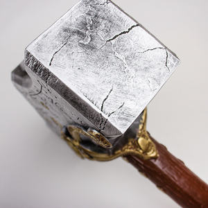 Jeu classique de dieu de la guerre, marteau de <span class=keywords><strong>Ragnarok</strong></span> Thor, artisanat en résine hautement réduit, accessoires de Cosplay, marteau jouet - Product Image 3