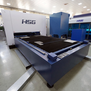 เครื่องตัดพลาสม่า CNC แบบแท่นราบ เครื่องตัดเลเซอร์ไฟเบอร์จากจีน ระบบควบคุม HSG สำหรับตัดแผ่นโลหะ ขนาด<span class=keywords><strong>พื้นที่</strong></span>ตัด 3000*1500 มม. - Product Image 4