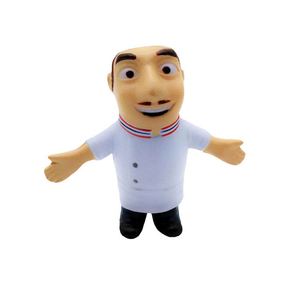 Custom PU Foam Anti-Stress <b>Ball</b> Unisex Chef Design <b>Squeeze</b> Toy for Kids Aged 5-7 Years Promotional Toy Custom Logo - Product Image 1