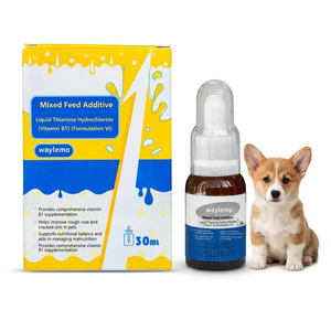 Suplementos de Vitamina B1 Líquida Waylemo para Perros, Vitaminas para <span class=keywords><strong>la</strong></span> Piel y el Pelaje, Cuidado de <span class=keywords><strong>la</strong></span> Salud de las Mascotas, Apoyo para <span class=keywords><strong>la</strong></span> Malnutrición, OEM - Product Image 1
