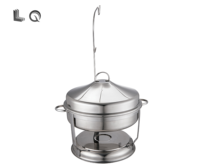 Nouveau design – Ensemble de réchauds de buffet en acier inoxydable or et argent, capacité 9L, chauffage à la vapeur, contrôle automatique de la température