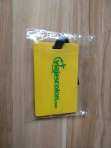 ป้ายแท็กกระเป๋าเดินทาง PVC นิ่ม กันน้ำ พิมพ์ลายนูนโลโก้บริษัทหรือข้อความตามสั่ง ขายส่ง - Product Image 6