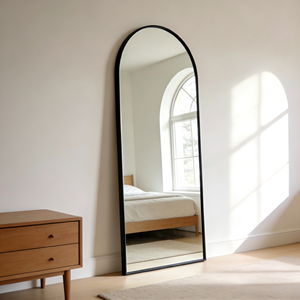 Specchio a figura intera Kingstin in stile retrò francese con cornice ad arco |   Specchio di Lusso per Arredamento Casa, Camera da Letto, Soggiorno, Decorazione Domestica di Lusso - Product Image 3