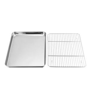 Bandeja para Asar Multifuncional de Acero Inoxidable con Rejilla Antiadherente para Asar al Aire Libre, Apta para Barbacoa, Gas e Inducción - Product Image 3