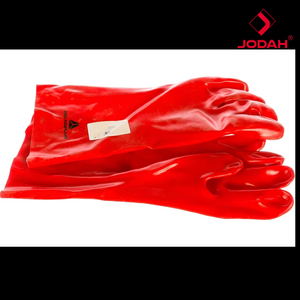 Waterproof Pull Forearm Protection <b>Gloves</b> PVC7335 Chemical Acid Solvent Protection Ambidextrous Industrial Full Cut-Resistance - Product Image 4