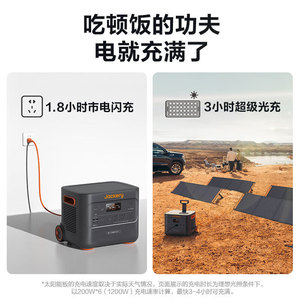 สำหรับสถานีไฟฟ้าพกพาพลาสติก 3000Pro 23000W ชาร์จพลังงานแสงอาทิตย์ พร้อมหน้าจอ LED สำหรับใช้งานกลางแจ้งและสำรองไฟฉุกเฉิน - Product Image 4