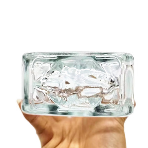 Bouteilles de vin en verre de forme carrée fantaisie de haute qualité, tequila, vodka, <span class=keywords><strong>gin</strong></span>, 500 ml avec bouchon en liège, vente en gros - Product Image 3
