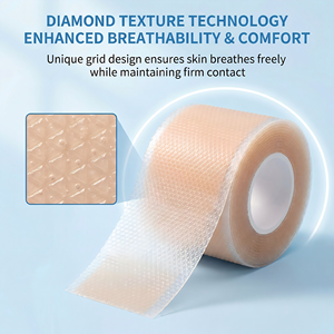 แผ่นซิลิโคนเจลปิดแผล ปี 2026 เทปปิด<span class=keywords><strong>แผล</strong></span>แบบไวต่อแรงกด ปิดแผล ป้องกันรอยขีดข่วน แผ่นปิดแผลสำหรับเล่นกีฬา ผ้าเนื้อยืด สีผิว - Product Image 2
