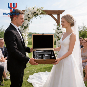 Juego de 5 Decantadores de <span class=keywords><strong>Vino</strong></span> de Cristal Transparente con Copas sin Tallo y Accesorios para Abrir <span class=keywords><strong>Vino</strong></span> en Caja de Regalo de Madera - Product Image 6