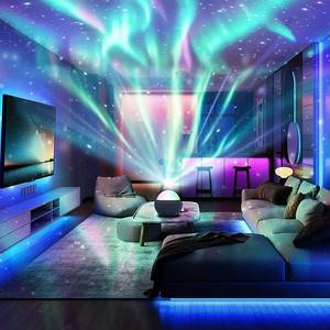 Lámpara Proyector de Cielo Estrellado Aurora Boreal 2025, Luz LED Ambiental, Luz Nocturna para Decoración de Habitaciones y Fiestas, Regalos para Niños - Product Image 3