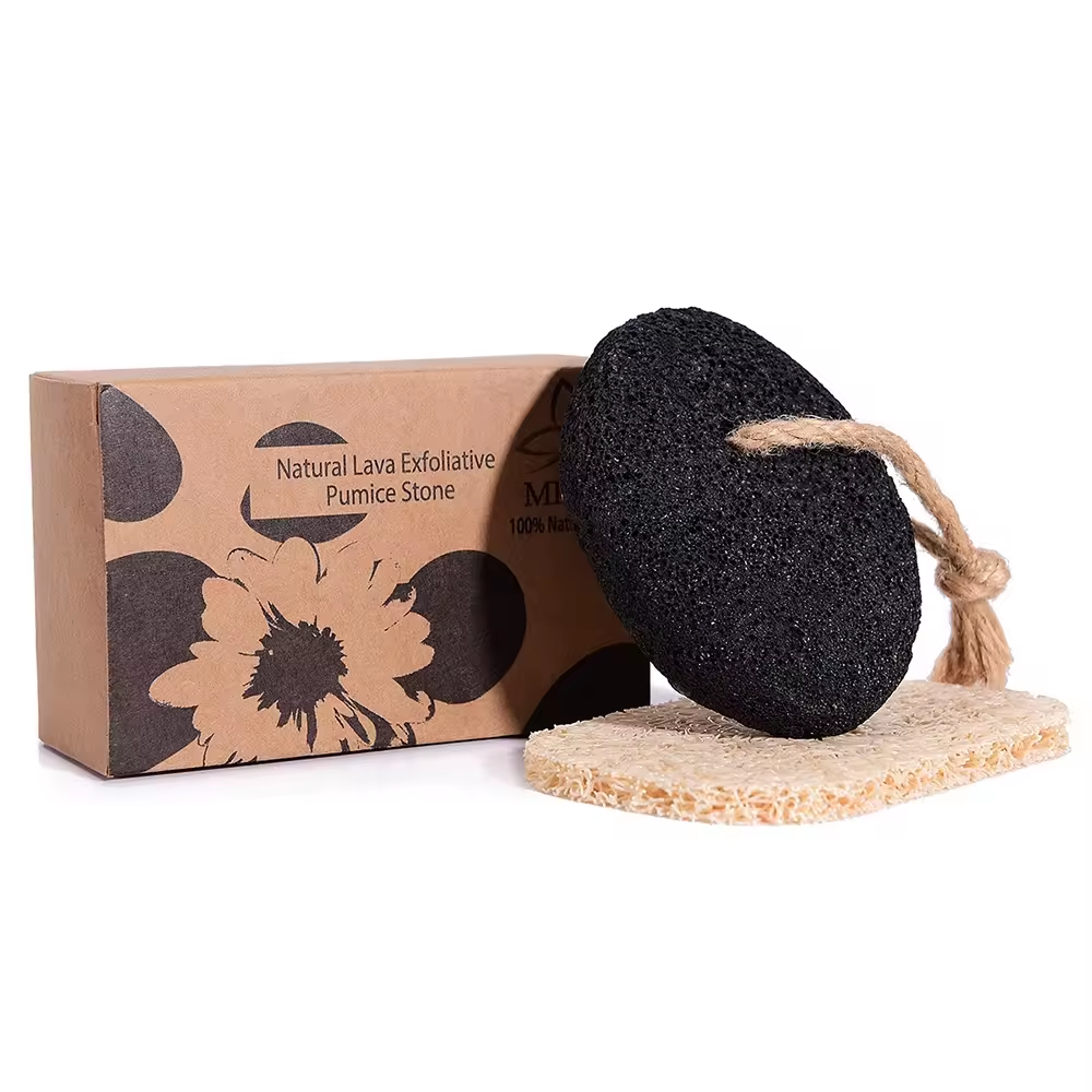 Pierre volcanique + savon + boîte