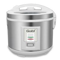 Rice Cooker Listrik Mini Mewah untuk Rumah Tangga, Bahan Stainless Steel, Kapasitas 1.5l 1.8l 2.2l 2.8l, Aman dan Sehat untuk Memasak di Dapur