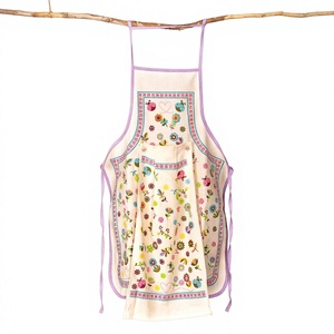 Ensemble de serviettes de cuisine brodées à séchage rapide, promotionnelles, en coton, style populaire, motifs variés, Istanbul Back - Product Image 2