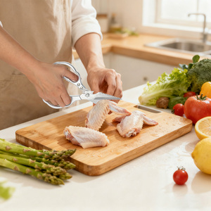 Nhiệm Vụ Nặng Nề Nhôm Hợp Kim Bí Ngô Xử Lý Kéo Nhà Bếp Đa-Mục Đích Lớn Kéo Xương Gà Kéo Cho Hộ Gia Đình Sử Dụng - Product Image 2