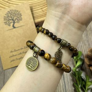 Bracelet en pierre naturelle avec perles de verre colorées, talisman porte-bonheur, bijoux à forte conversion pour les grossistes, plan de prix progressif - Product Image 4