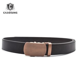 เข็มขัดหนังแท้<span class=keywords><strong>ส</strong></span>ำหรับผู้ชายเข็มขัดหนัง<span class=keywords><strong>ส</strong></span>ีโรสโกลด์หัวเข็มขัดล็อกอัตโนมัติขนาดเล็ก - Product Image 2