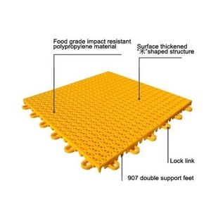 Dalles de terrasse en composite plastique PP pour extérieur – Vente chaude, étanches et antidérapantes - Product Image 1