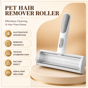 Cepillo electrostático de plástico ecológico fácil de usar para eliminar el pelo de <span class=keywords><strong>perros</strong></span>, disponible en stock. - Product Image 3