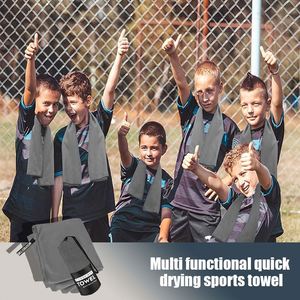 Serviettes de sport et de yoga en microfibre ultra-absorbantes à séchage rapide, légères et compactes pour le voyage et le camping, en gros - Product Image 4