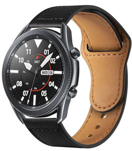 Correa de cuero 22 de 20mm para Samsung Galaxy Watch 4/<span class=keywords><strong>Classic</strong></span> 44 Active 2 pulsera de correa <span class=keywords><strong>Huawei</strong></span> <span class=keywords><strong>GT</strong></span>/2/Pro 3 45/42/46 - Product Image 1