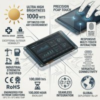 Proculus 7,0 pouces RK3568 Android tactile, livraison rapide, écran tactile HMI, écran LCD, module de carte de contrôle, écran d'affichage