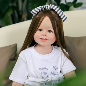 120cm Extra Grote Vinyl Modepop Reborn Levensechte Simulatie Rustgevende Gezelschap Realistische Proportionele 5-7 Jaar Unisex - Product Image 3