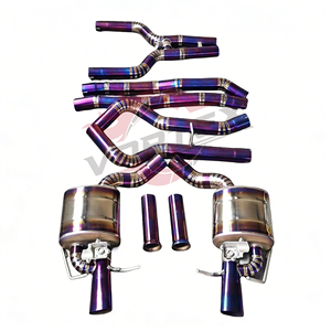 Échappement arrière à soupapes en alliage de titane durable Vortex, finition bleu brûlé pour Mercedes Benz AMG GT63 GT63S 4.0T M177 Performance - Product Image 2