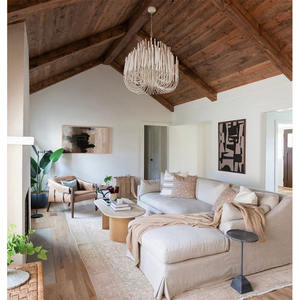 Magasin villa rétro vieux <span class=keywords><strong>lustre</strong></span> en bois clair bois créatif moderne bougie style <span class=keywords><strong>lustre</strong></span> lampes suspendues éclairage - Product Image 4