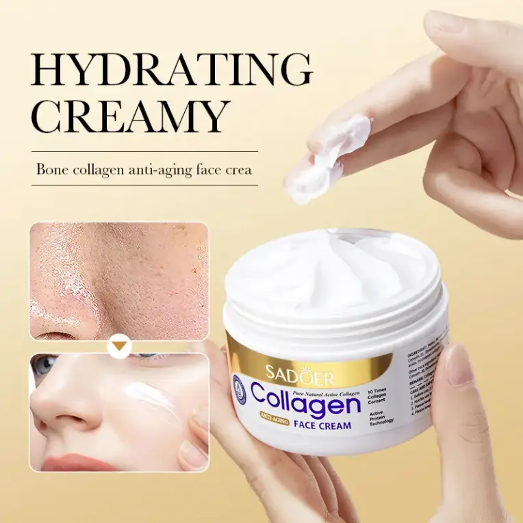 B Natural Anti-wrinkle And Anti-aging Collagen Cream Deeply Hydrates And Nourishes The Skin Gently And Quickly Absorbed
