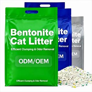 Wholesale Bulk BENJIE ISO9001 Certified 5kg Spherical High Quality Eco-Friendly Organic Clay <b>Dust</b>-free Fast Clumping Cat Litter - Product Image 1