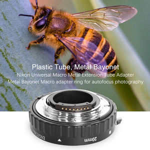 Bague d'adaptation pour monture d'objectif d'action pour appareil photo JS-NK01 Ensemble de bagues d'adaptation photographique Compatible avec Nikon et <span class=keywords><strong>Canon</strong></span> - Product Image 3