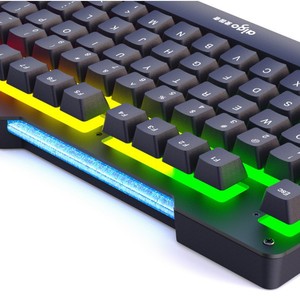 คีย์บอร์ดเกมมิ่ง Aigo 958 แบบมีสาย 104 ปุ่ม RGB Backlit ขนาดเต็ม USB แผ่นเหล็ก ป้องกันการกดผิดพลาดพร้อมกันหลายปุ่ม - Product Image 5